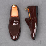 Uued seemisnahast libisevad kingad meestele Meeste Pulmakleit Tantsu&otilde;htu Homecoming Kingad Zapatos Hombre 38