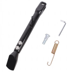 Mootorratta tugijala reguleeritav statiivihoidja Universaalne alumiiniumsulamist libisemisvastane parkimisjala tugi mootorratta osa must