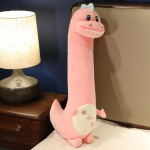 Hiiglaslik Kawaii Dinosaurus Pehmem&auml;nguasi Pehme T&auml;idisega Multikakoomaloom Dinosaurusnukk S&otilde;branna Magamispadi Beebi Lapsed S&uuml;nnip&auml;evakingitus 80cm roosa