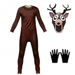 Lapsed Poisid T&uuml;drukud 99 &Ouml;&ouml;d Metsas Prindiga Pikkade Varrukate Kombinesoon Maskikomplektid Halloweeni Cosplay Kost&uuml;&uuml;mid 110cm