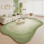 Eriline Elutuba Kreemikas Stiil Paks Imitatsioonikashmir Elutuba Magamistuba Libisemiskindel Vaip 40x60cm 16x24inch beige