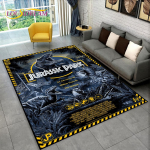3D-koomiks Jurassic Parki dinosauruste ala vaip, suur vaip, elutoa diivani uksematt, libisemiskindel lapse p&otilde;randamatt 70x100cm(27x39im)