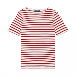 SainT James Unisex L&uuml;hikeste varrukatega T-s&auml;rk Moodne triip 9863 Ecru Persan 9863 ECRU PERSAN (S)