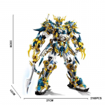 2168 tk Mehaaniline Kiiver Super S&otilde;dalane Draakon Tiiger Jumalik Olend Mech Ehitusklotsid Roboti Figuurid Mudelklotsid M&auml;nguasjad Laste Poiste Kingitus 330MM