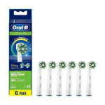Recharges de brosse &agrave; dents &eacute;lectrique Oral-B CrossAction Clean, 6 unit&eacute;s en paquets de 2, technologie Clean Maximiser