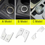 Autokonsooli multimeediuminupu l&uuml;liti nupu kaane kleebis Mercedes Benz ABCE klassi CLA GLA GLK W204 W212 W176 W246 X204 jaoks Style C