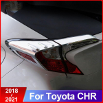 Auto tagatulelambi liist tagatule katte raami kaitsme kleebis Toyota C-HR CHR 2016 2017 2018 jaoks Tarvikud ABS Chrome