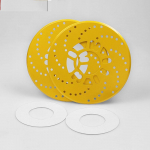 2tk v&otilde;idus&otilde;iduautode rehvide piduri ketaspiduri dekoratiivmaterjal BMW F47 F25 F97 F26 F15 F85 F16 F86 M3 M4 M5 X3 X4 X5 X6 X2 X7 jaoks kollane