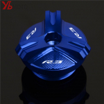 Motorcycle Oil Filler Cap For YAMAHA r3 YZF-R3 YZF R3 2015- 2022 Accessories CNC Engine Oil Cup Plug Cover Screw R3 Blue