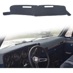 Armatuuri kate sobib 1981-1991 Chevy Chevrolet C/K/R/V seeria Suburban Blazer, GMC C/K/R/V seeria Jimmy, Armatuurlaua matt kate Vaip (Sinine) 1981-1991 Dark Gray gray