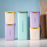 Lock&Lock Macaron Mitmev&auml;rviline Toidun&otilde;ude Komplekt