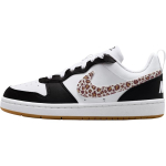 Nike Court Borough Low GS Must Valge Laste Tennised Kummi-Keskmine-Pruun IR0566-001 35.5 white