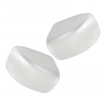 1 Pair Left Right Side Rearview Mirror Cover Cap Door Wing Mirror Trim fit for Jeep Renegade 2015-2017 2018