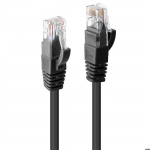 Lindy RJ-45 &uuml;henduskaabel (M) RJ-45 jaoks (M) 1 m UTP CAT 6 valatud, ilma konksuta, must