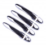 Exterior Side Door Handle Cover Trim Bezel Cap fit for Fiat 500X SUV 2016 2017 2018   Chrome ABS