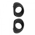 2 tk esikaitseraua udutule lambi katte raam Bezel Vasak & Parem Mitsubishi Outlander 2013 2014 2015 jaoks 6400D571 6400D572 must