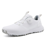 Professionaalsed libisemisvastased veekindlad golfikingad, pandlaga Unisex jalatsid Kerged golfitossud 42 valge