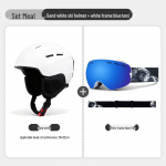 T&auml;iskasvanute suusakiivri komplekt integreeritud prillidega - Universaalne sobivus v&auml;listingimustes sportimiseks