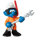UDF THE SMURFS SEERIA 1 SMURFI SUKELDUJA Smurf umbes valmis kujuke Sukelduja, 87,5 mm k&otilde;rge, mitteskaalas, v&auml;rvitud,