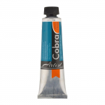 Peinture &agrave; l'huile watermixable - Cobra - Phthalo Turquoise Blue - Tube 40ml - Adultes - Mixte