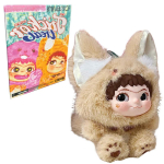 Wakuku V2 Rebane ja J&auml;nes Trick Or Treat Seeria Pehme Vin&uuml;&uuml;l Pime Kast V&otilde;tmehoidja Ripats Salakarp &Uuml;llatus Kogutav M&auml;nguasi Kingitused beige
