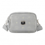 MCM Visetos Aren Monogrammitr&uuml;kiga Trendikas Nappa Nahkse Viimistlusega Crossbody Kott Super Mini Naiste kotid Hall MMRAAKC03FP001 Basic Set (Bag+Dust Bag)