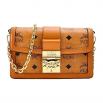 MCM Monogramm Kett-&Otilde;lakott Mini Naiste &Otilde;lakott Pruun Konjak MWRBAWO05CO001 Basic Set (Bag+Dust Bag)