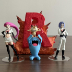 Anime Pokemon Kuju Raketimeeskonna Tegevuskujud PVC Kogumismudel M&auml;nguasjad Lastele Kingitused 3-11cm