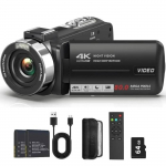 4K videokaamera videokaamera Ultra 80MP digikaamera Vlogging kaamera YouTube'i jaoks 3,0 IPS 270&deg;