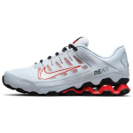 Nike Reax 8 Pure Platinum Chile Red 621716-027 40.5