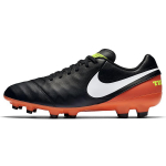 Nike Tiempo Genio 2 Soccer Shoes Men's Low top Black/Orange/Neon Yellow 819213-018 42
