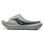 Saucony Cradle Slip Resistant Abrasion Resistant Slide Slippers Unisex Gray Black S28901-8 38