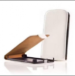 Housse etui coque cuir ultra mince blanc pour blackberry 9900 9930 9990 bold touch valge