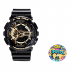 CASIO Meeste vedelkristall/analoog kahekordse n&auml;iduga seeria kuldne k&auml;ekell GA-110GB-1APR- Magnetic Bottle Openers Fridge Magnet