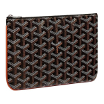 Goyard S&eacute;nat Monogramm L&otilde;uend ja Vasikanahk V&otilde;tmehoidja Unisex Aksessuaarid Must Pruun SENAPCNANTY-01CL03P Box(Basic Set+Box)