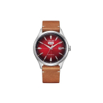 CITIZEN Mehaanilise liikumisega Nahkrihmaga K&auml;ekell Meeste Kellad Punane Kella sihverplaat NH8390-11XB Red Watch Dial