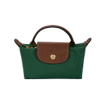 Longchamp Le Pliage 17 Br&auml;ndilogo Minimalistlik Mood T&otilde;mblukuga Sulgemine Nailonist Pelmeenikujuline T&otilde;mblukuga Kott Naiste T&otilde;mblukuga Kott Briti Roheline 34175089P95 Basic Set (Bag)