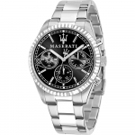 Maserati Competizione Must H&otilde;bedane Metall Meeste Kvarts R8853100014 must