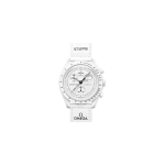 SWATCH Meeste 42mm Valge Kell SO33W700 SO33W700 White Dial white