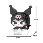Anime assembly toy decorative figurine, children's puzzle doll model