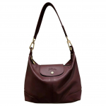 Longchamp Le Pliage Xtra Hobo kott V&auml;rviplokk Erksad &otilde;mblused Geomeetriline &otilde;&otilde;nesdisain Nahast &otilde;lakott Naiste kotid Burgundia 10355HIV Basic Set (Bag+Dust Bag)