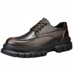 Disaineri Trendikad Uued Meeste Ehtsad Nahast Kingad Paksude Taldadega Oxford Kingad Kontori &Auml;ri Kleitkingad Meestele Kulumiskindlad 38 pruun