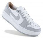 Air Jordan 1 Elevate Low - Naiste Tennised Platvormkingad Valge-Hall DH7004-100 ORIGINAAL EU 41 US 9.5 valge