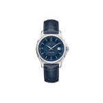 Hamilton Jazzmaster Seeria Automaatne Mehaaniline Liikumine 50m Veekindel Kell 40mm Sinine T&auml;hik Roostevabast Terasest Korpus Meeste kellad H&otilde;bedane H32515641 Regular Watch Box,Blue Dial