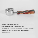 Kohvi Portafilter 58mm P&otilde;hjadeta Filtreerimisalus Gaggia Classicule T&auml;ispuidust K&auml;epide Barista Komplekt Espresso Masina Tarvikud gray