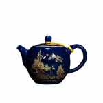Sinist ja valget portselanist teekann Feng Shui maalimisfilter Teekann Veekeetja Toormaagi Kodu K&auml;sitsi valmistatud teekomplekt teetseremoonia tarvikud 14x9ml 300ml