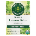 Traditional Medicinals Sidrunmelissi kofeiinivaba tee, 16 teekotti, 24g (0,85 untsi) blue