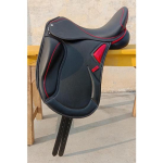 Nahast ratsutamis sadul monoflap vahetatavate kaarega &ndash; Elegantne sadulakaare disain 16.5 Inch must