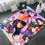 Armas Aphmau tiibadega uksematt P&otilde;hjamaade stiilis kodune uksematt Vannitoa-tualettruumi matid Magamistoa voodikohamattid 80x160cm