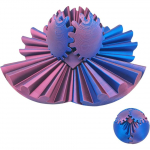 Hammasrattapall 3D-prinditud Fidget-m&auml;nguasi stressi ja &auml;revuse leevendamiseks